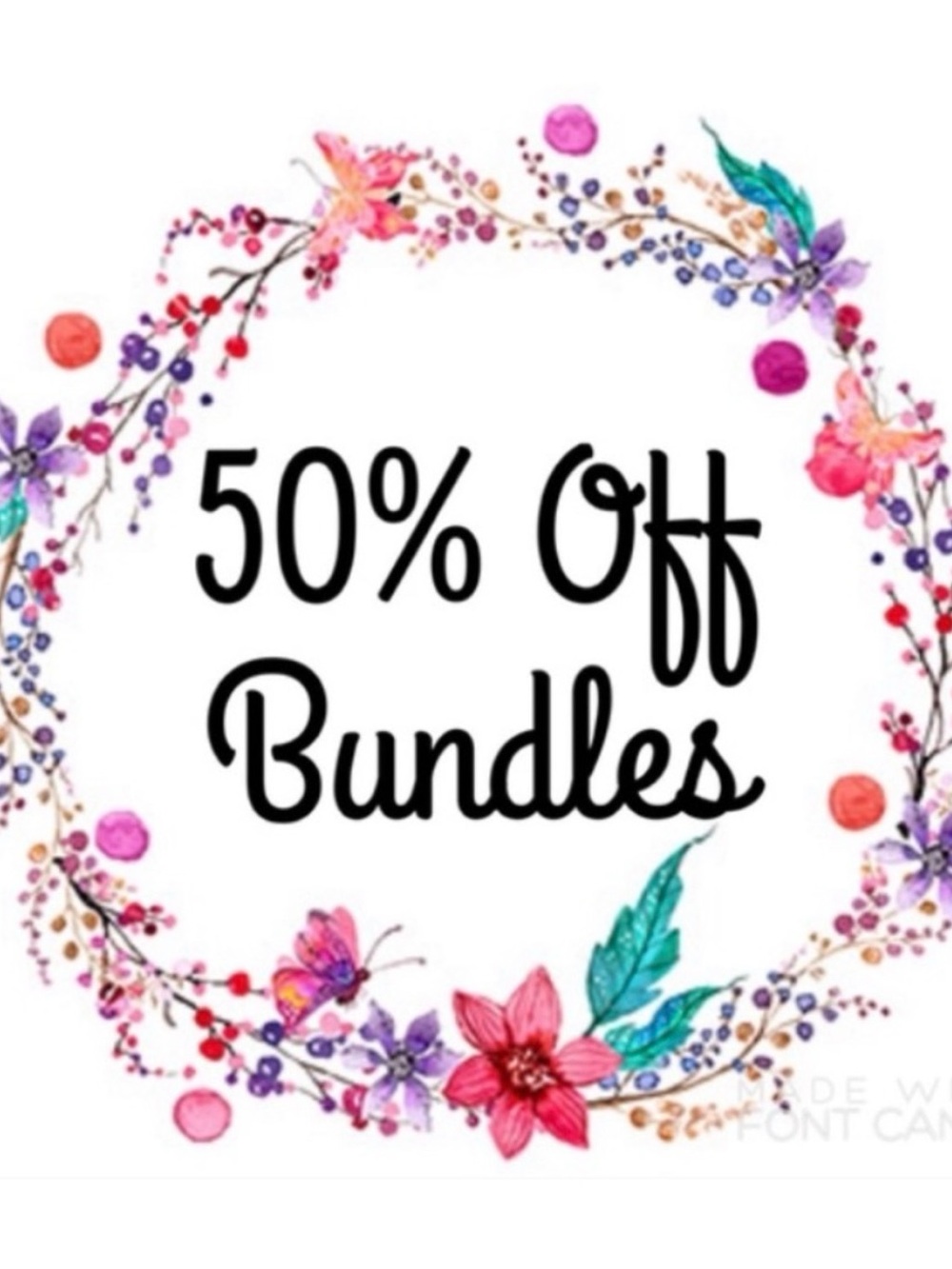 ⭐️ 50% Off Bundle Sale ⭐️